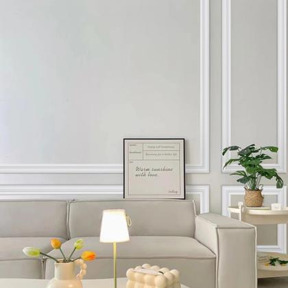 Imagem de Guarnição de moldagem de parede Peel and Stick Taaizau 3 m x 3,3 cm PVC