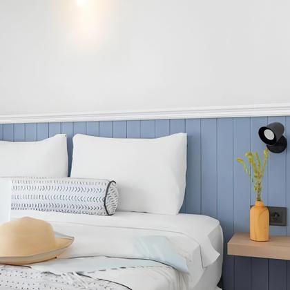 Imagem de Guarnição de moldagem de parede Peel and Stick Taaizau 3 m x 3,3 cm PVC