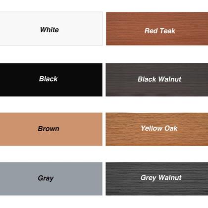 Imagem de Guarnição de moldagem de parede ROUIXSEN Red Teak 7,62 cm x 12,19 m à prova d'água