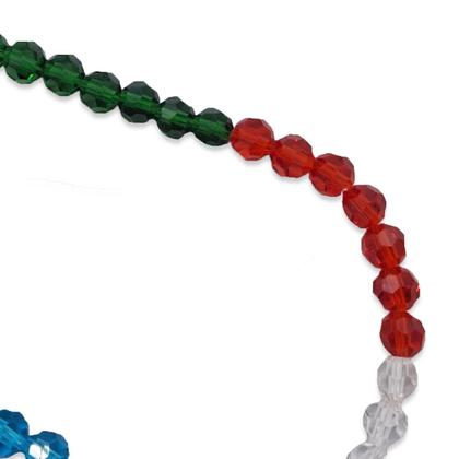 Imagem de Guia Cristal 147 Contas Colorido Cristal 60 cm Umbanda