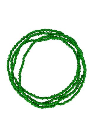 Imagem de Guia Missangão Verde Opaca  Cura  Equilíbrio  Proteção Espiritual