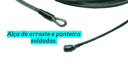 Imagem de Guia Passa Fio com Alma de Aço Linha Pesada Arrasta 100 kg com 15 metros Instalação Elétrica e Rede