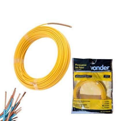 Imagem de Guia Sonda Passa Fio Alma De Aço Resistente Vonder Pvc