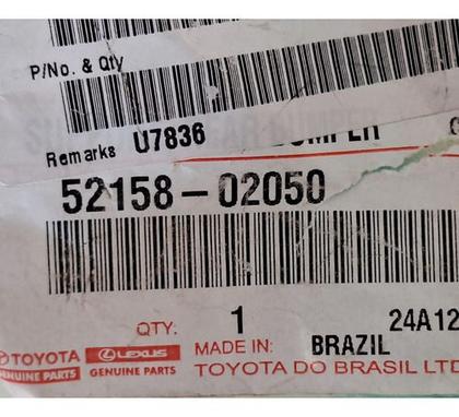 Imagem de Guia Suporte Esquerdo Parachoque Traseiro Corolla 09/11 Original