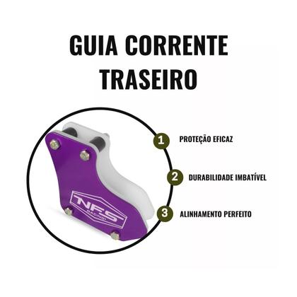 Imagem de Guia Traseiro Corrente Nfs Crf 230 2007 a 2021 Crf 250f Em Diante