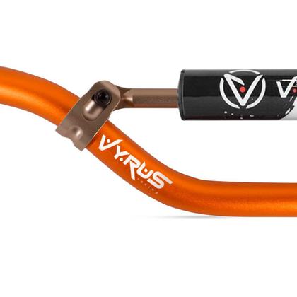 Imagem de Guidão 22mm Vyrus Cross Bar C/ Barra Protetor Espuma Trilha Motocross