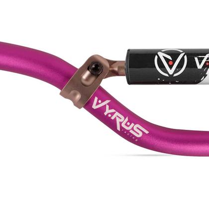 Imagem de Guidão 22mm Vyrus Cross Bar C/ Barra Protetor Espuma Trilha Motocross