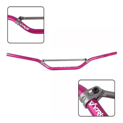 Imagem de Guidão 22mm Vyrus Cross Bar C/ Barra Trilha Motocross Enduro