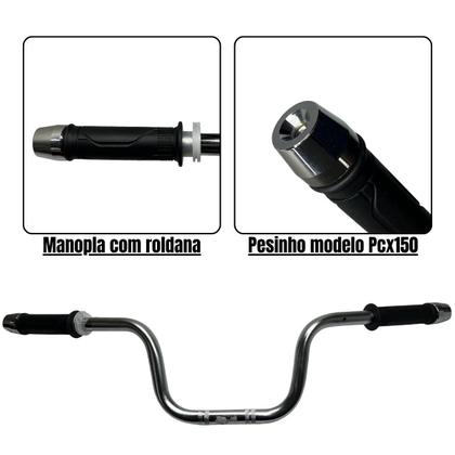 Imagem de Guidão Cg Titan Fan Start 160 Manopla Cargo Peso Pesinho Pcx
