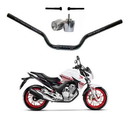 Imagem de Guidão Com Pezinho Cbx 250 Twister Preto  E Peso 2014 A 2022