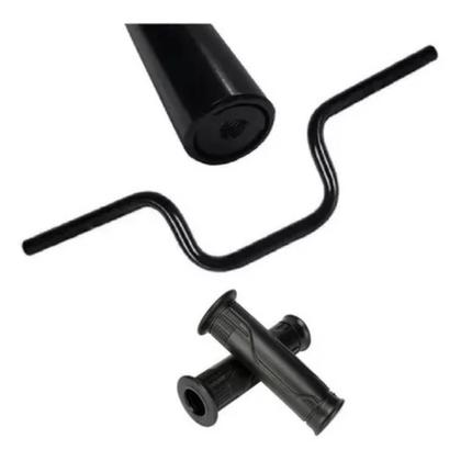 Imagem de Guidão Mais Manopla Moto Factor 125 150 Fazer 150 Preto Yamaha Rosca