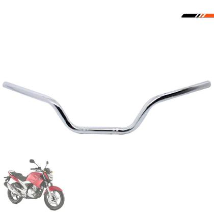 Imagem de Guidão Moto Fer 250 2005 A 2010 Cromado Cromoforte