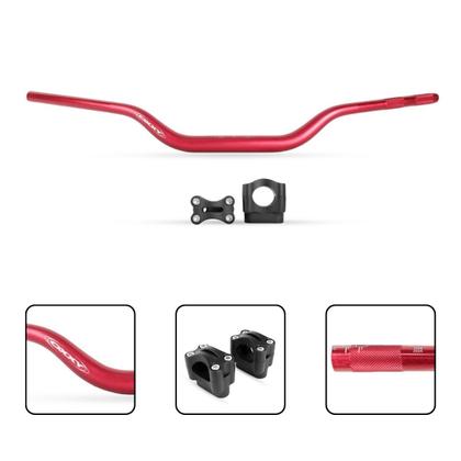 Imagem de Guidão Oxxy Alto Super Fat Bar 31mm Com Adaptador