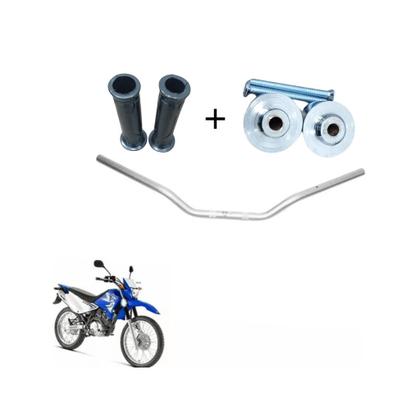 Imagem de Guidão Xt 125 Com Pezinho  Manopla Ideal Para Personalização De Motos