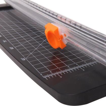 Imagem de Guilhotina de papel refiladora a4 cortador de mesa 12 folhas scrapbook artesanato com protecao