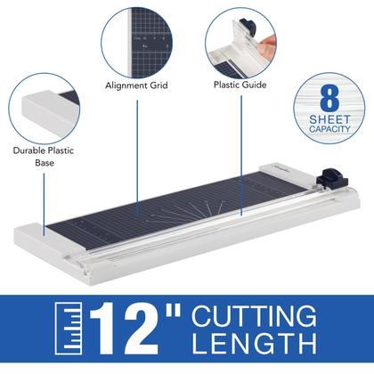 Imagem de Guillotina Swingline ClassicCut 1208P para Papel, Corte de 12 cm, Capacidad 8 Hojas
