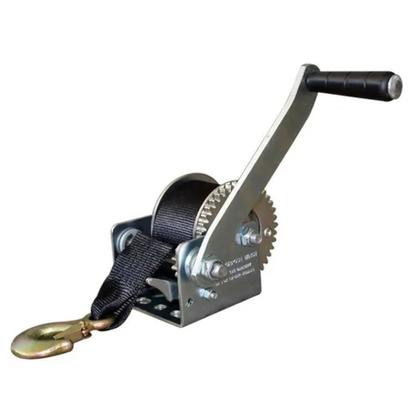 Imagem de Guincho Catraca Manual Cinto Para Carreta Náutica Barcos Jetski 550kg Guincho de Arraste Catracado