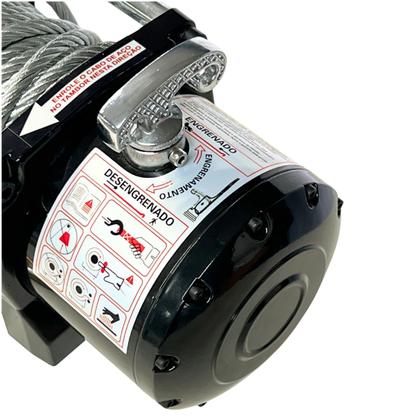 Imagem de Guincho Eletrico 12V 2720Kg - 6000Lbs com Cabo de Aco GE2720 ACM TOOLS