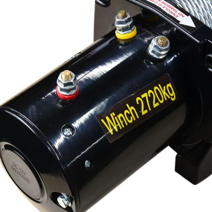 Imagem de Guincho Eletrico 12V 6000Lbs / 2720Kgs com Cabo de Aco GE2720-1 ACM TOOLS