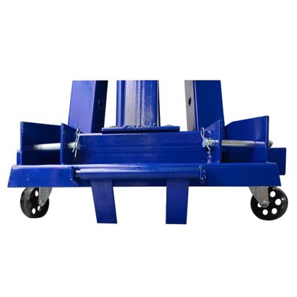 Imagem de Guincho hidráulico 1T roda ferro base retratil G1000D ACM TOOLS