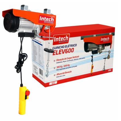 Imagem de Guincho talha elétrica 300/600 kg elevação até 12 m - ELEV600 (220V)