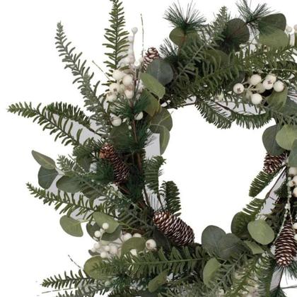 Imagem de Guirlanda de Natal Folhas E Pinhas 60cm 1053471 Cromus