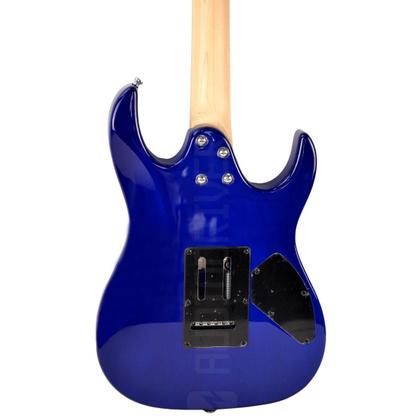 Imagem de Guitarra Canhoto Ibanez Super Strato Para Canhoteiro HSH GRX 70QA TBB Transparent Blue Burst