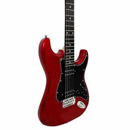 Imagem de Guitarra Elétrica Giannini G-102 Metallic Red com escudo Black (MR/BK)