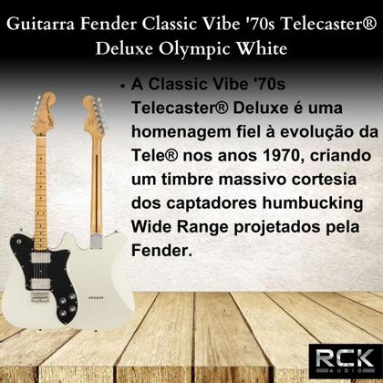 Guitarra Fender Squier Classic Vibe 70s Telecaster Deluxe Olympic