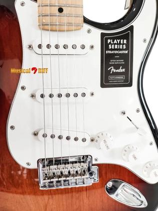 Guitarra fender stratocaster sunburst player mexicana - Guitarra