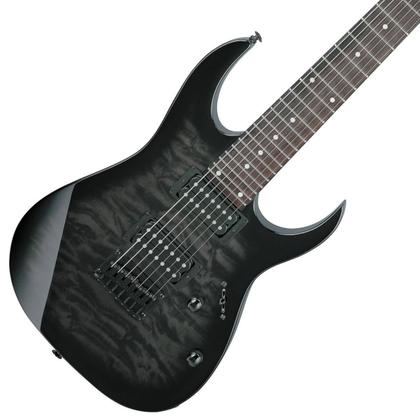 Imagem de Guitarra Ibanez RG GIO GRG7221QA-TKS Transparent Black Sunburst
