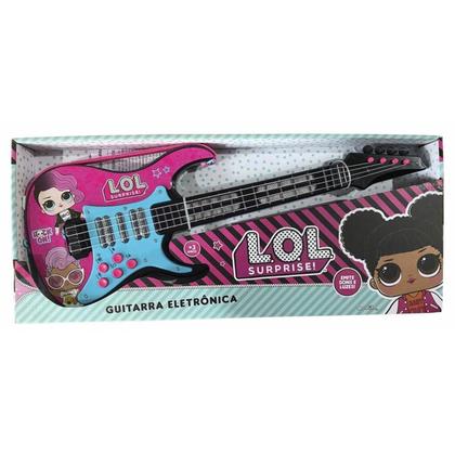 Imagem de Guitarra Infantil Musical Lol Surprise Som e Luzes - Candide