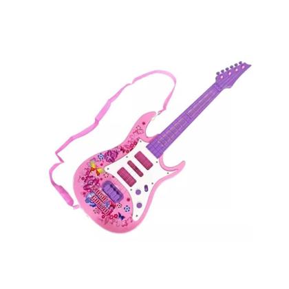 Imagem de Guitarra Musical Infantil Com Luzes E Som Rock Star 52 cm