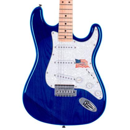 Imagem de Guitarra sx swamp ash  americano vintage sstash trans blue