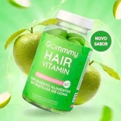 Imagem de Gummy Hair Vitamin Cabelos E Unhas Maçã Verde - 60 Gomas