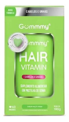 Imagem de Gummy Hair Vitamin Cabelos E Unhas Maçã Verde - 60 Gomas