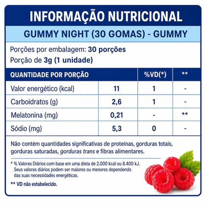Imagem de Gummy Night Melatonina Gummy Original  Kit com 2 Unidades