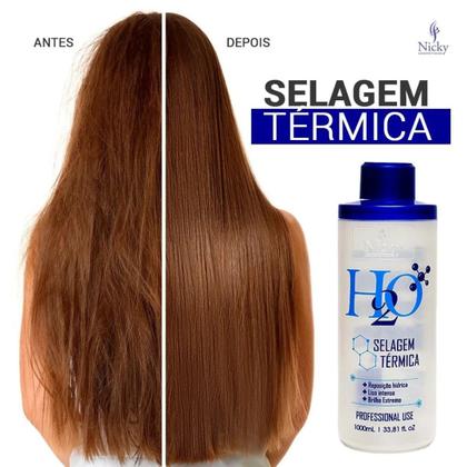 Imagem de H2o Selagem Térmica 1L Alisamento Cabelo Nicky