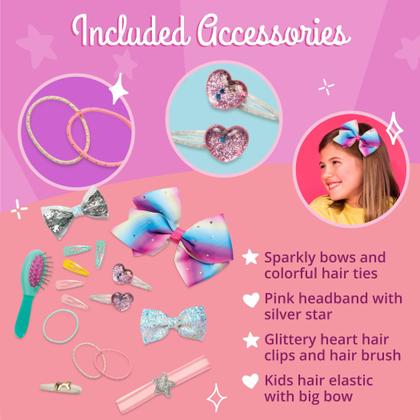 Imagem de Hair Play Set Glitter Girls GG Hair Styling para bonecas de 14 polegadas