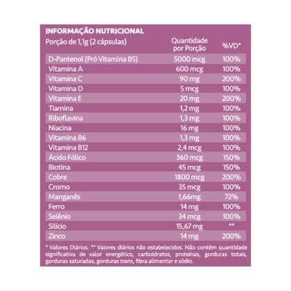 Imagem de Hair Skin & Nails Supreme Suplemento C60 - Maxinutri