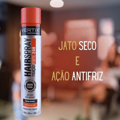 Imagem de Hair Spray de Cabelo Fixação Forte 24H Efeito Flexível Brilho Intenso 400ml Ricca