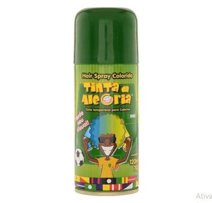 Imagem de Hair Spray Tinta da Alegria Tintura Temporária cor Verde - Imã Aerossóis