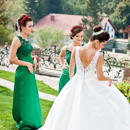 Imagem de Hair Ties Scrunchies Bridesmaid Proposal Presente, pacote com 8 pacotes de cetim