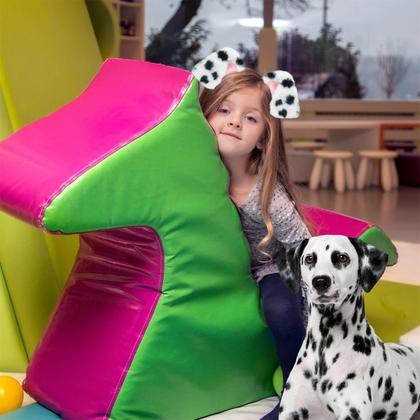 Imagem de Hairband Beviliu Dalmatian Dog Ears Fluffy Costume, pacote com 4