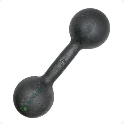 Imagem de Halter de Ferro Fundido Pintado - 5 Kg
