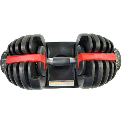 Imagem de Halter Regulável 24kg Dumbbell Ajustável Anilha Dumbell Drum