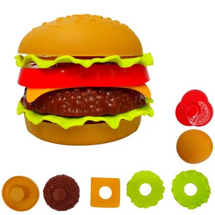 Imagem de Hamburguer Lanche Fast Food Hora D Lanche Brinquedo Infantil
