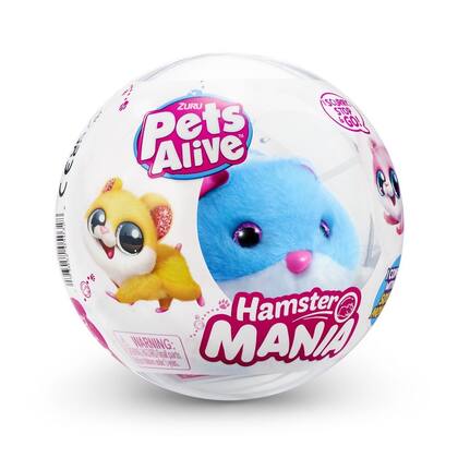 Imagem de Hamster Mania - Pelúcia Pets Alive - Azul