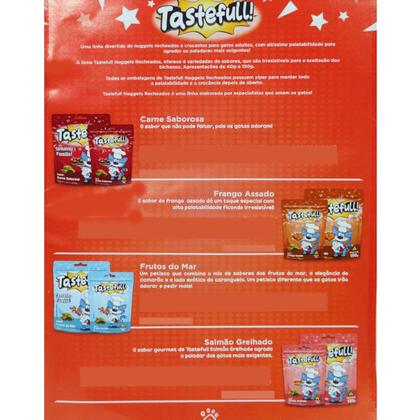 Imagem de Hana Tastefull Nuggets Para Gatos Frutos do Mar 40g Kit 3 un