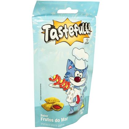 Imagem de Hana Tastefull Nuggets Para Gatos Frutos do Mar 40g Kit 3 un